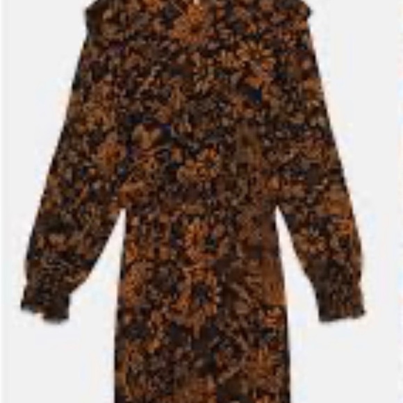 Zara Printed Mini Dress - Picture 2 of 7